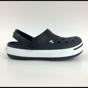 Crocs Crocband II Black/White Men’s Size 11